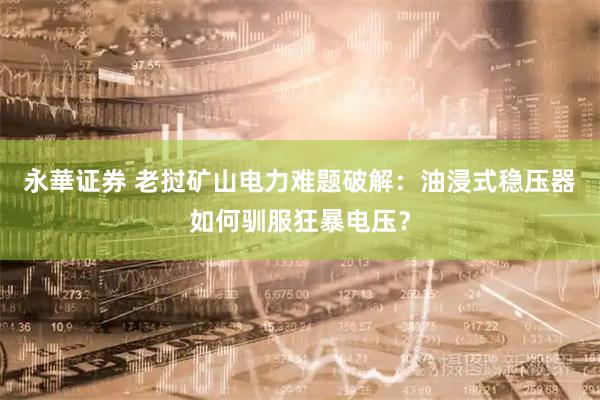 永華证券 老挝矿山电力难题破解：油浸式稳压器如何驯服狂暴电压？