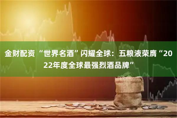 金财配资 “世界名酒”闪耀全球：五粮液荣膺“2022年度全球最强烈酒品牌”